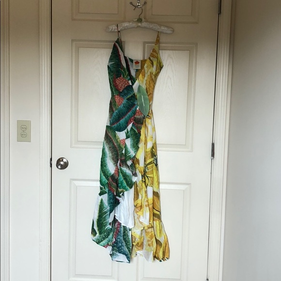 FARM Rio AZALEA FOREST WRAP DRESS🌴 - Picture 2 of 7